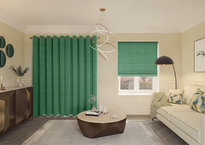 Ultra Luxe Velvet, Jade - Made to Measure Curtains - Image 15